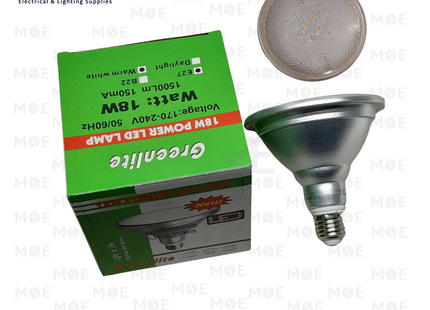 Greenlite Par38 LED Lamp WarmWhite E27 18W | par38 | لمبة بار ليد برم ورم وايت