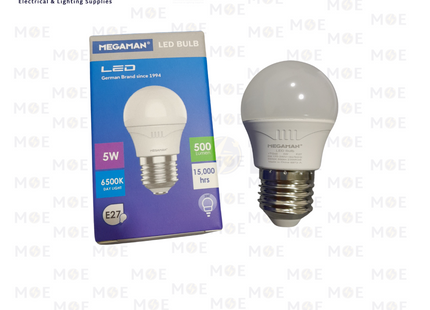 Megaman LED Lamp Bulb DayLight E27 05W | YTG45 | لمبة ليد برم بول دايلايت