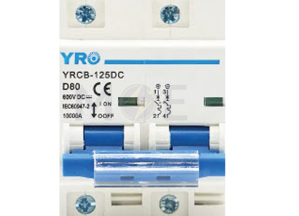 YRO MCB YRCB-125 DC 2P 125A | YRCB-125 | دجنتور كهرباء مجوز - قاطع كهربائي