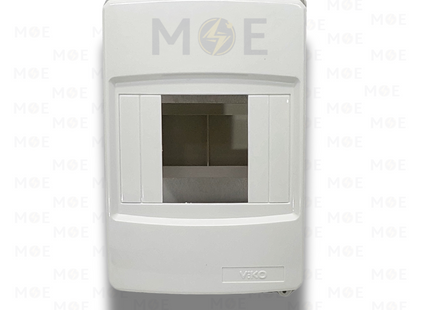 Viko Cover For MCB Surface Mount 3-4module | 4D-90914003 | غطاء دجنتور كهرباء مثلث مربع - غطاء قاطع كهربائي 