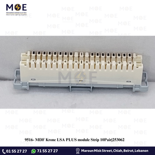 MDF Krone LSA PLUS module Strip 10Pair|253062 | مشط جنكسيون للتلفون
