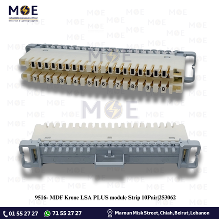 MDF Krone LSA PLUS module Strip 10Pair|253062