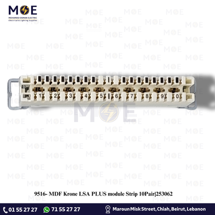 MDF Krone LSA PLUS module Strip 10Pair|253062