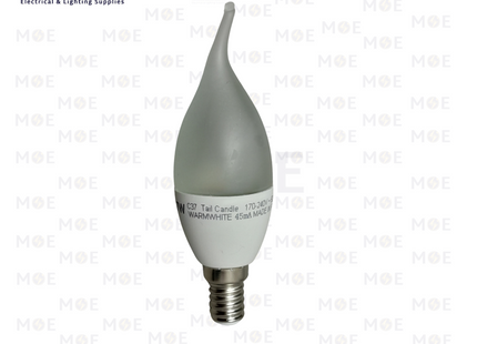 Greenlite LED Lamp Candle Tail Frosted WarmWhite E14 7W | Tail | لمبة ليد برم سن رفيع شمعة دنب ورم وايت