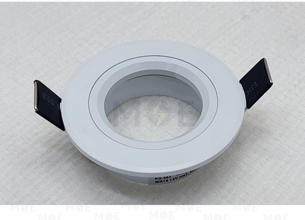 Cuperlight downlight / Spotlight Frame MR16 White Recessed Fix Circular 6cm | سبوت فارغ مدور مخفي ابيض ثابت