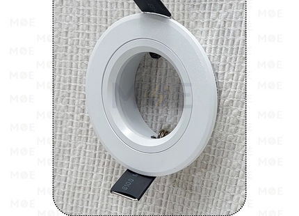 Cuperlight downlight / Spotlight Frame MR16 White Recessed Fix Circular 6cm | سبوت فارغ مدور مخفي ابيض ثابت