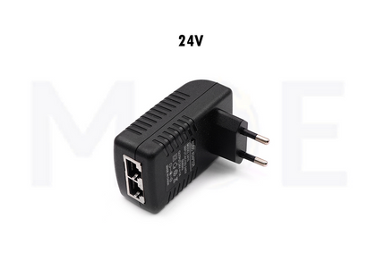 Power Over Ethernet Adapter | POE Power Adapter RJ45 24V 1A | PSE-2410