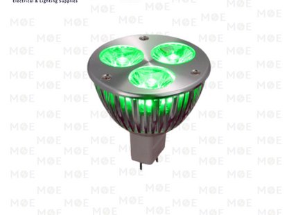 L.B. lightingLED Spot Lamp Green GU5.3 MR16 3W | لمبة سبوت ليد اخضر