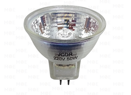 Novilite Halogen Spot Lamp WarmWhite Clear GU5.3 MR16 220V 50W | JCDR | لمبة سبوت هالوجين شفاف دون غطا