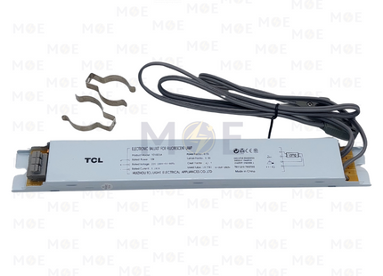 TCL Electronic Ballast for Fluorescent T8 Lamps AC 220-240V 18W | YZ36D5A | ترانس الكترون