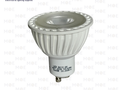 Mec LED Spot Lamp CoolWhite GU10 MR16 5000K 6W | لمبة سبوت ليد كعب ستارتر كول وايت