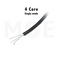 9634-Outdoor Fiber Optic Cable Single mode 4 Core Black 9/125  µm