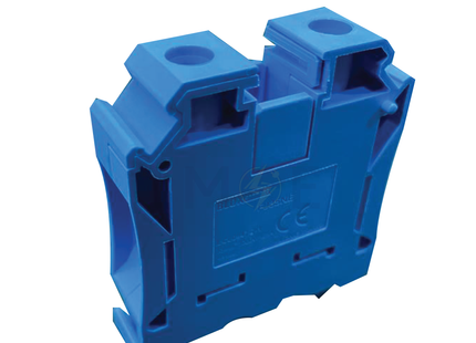 BLOX Rail Terminal Block Blue 0.75-35mm | DIN3 FJ35NE-BL | جنكسيون سكة برغي ازرق