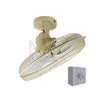 Orient Orbital Industrial Fan Metal Blades Ivory 3 Speed 18inch  XDF-45 لمبة سبوت لد دايلايت