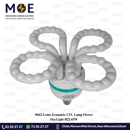 Lotus Economic CFL Lamp Flower DayLight B22 65W