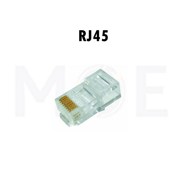 Dintek Network Plug Crimp Connector Unshielded Transparent CAT6 RJ45 8P8C | 1501-88027