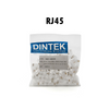 Dintek Network Plug Crimp Connector Unshielded Transparent CAT6 RJ45 8P8C | 1501-88027