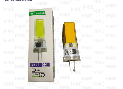 LED Pin Lamp COB WarmWhite G4 5W | لمبة شك ليد ورم وايت