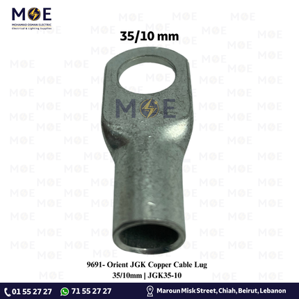 Orient JGK Copper Cable Lug 35/10mm | JGK35-10