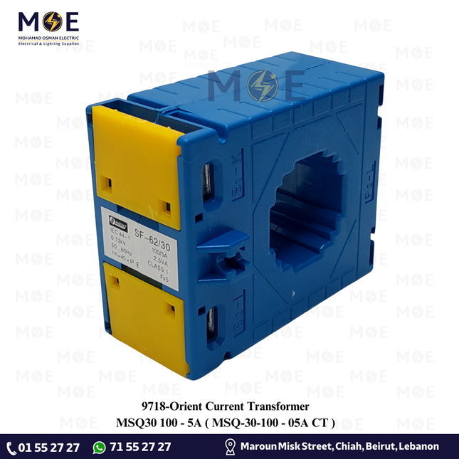Orient Current Transformer MSQ30 100/5A | MSQ-30-100/05A CT | كعكة