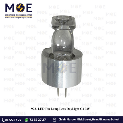 LED Pin Lamp Lens DayLight G4 3W