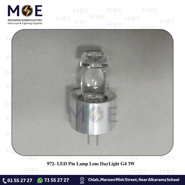 LED Pin Lamp Lens DayLight G4 3W