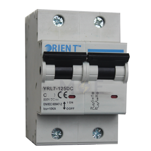 Orient MCB YRL7-125 DC 2P 125A | YRL7-125 | دجنتور كهرباء مجوز - قاطع كهربائي