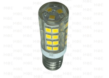 LED SMD Lamp Clear Stick WarmWhite E14 7W | 2835 | لمبة ليد برم سن رفيع ستيك شفاف ورم وايت