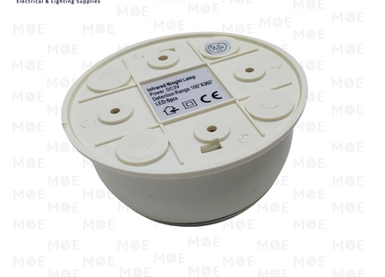 Ceiling Mount IR Sensor Night Lamp LED DC 3V 360° 6mt | ST235 | لمبة ليد مع حساس حركة سقف