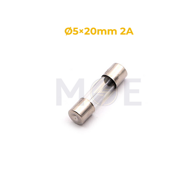 Glass Tube Fuse 5×20mm 2A 125–250V AC | T FTAP 2000mA فيوز زجاج