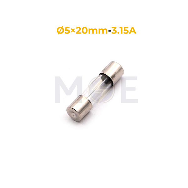 Glass Tube Fuse 5x20mm 3.15A 125-250V AC | T FTAP 3150mA فيوز زجاج