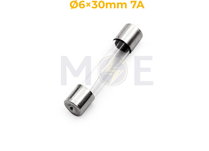 Glass Tube Fuse 6x30mm 7A 125-250V AC | T FTAP 7000mA فيوز زجاج