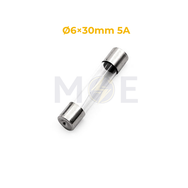 Glass Tube Fuse 6x30mm 5A 125-250V AC | T FTAP 5000mA فيوز زجاج