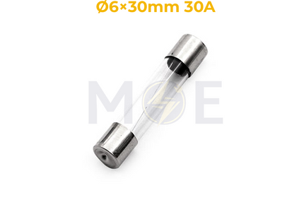 Glass Tube Fuse 6x30mm 30A 125-250V AC | T FTAP 30000mA فيوز زجاج