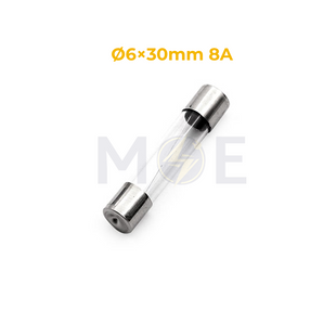 Glass Tube Fuse 6x30mm 8A 125-250V AC | T FTAP 8000mA فيوز زجاج