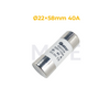 Orient Ceramic Tube Fuse Ø22×58mm 40A 500V AC 100kA gL فيوز بورسلين