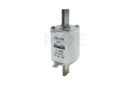Jinlida Ceramic Knife/Blade Fuse NH1 250A 500V/690V AC 50KA/120KA gG | NH1 فيوز سكين