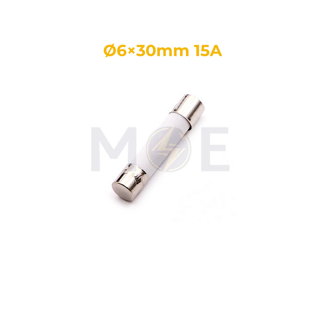 9927-Ceramic Tube Fuse Ø6×30mm 15A 125V AC  CFMT 15A فيوز بورسلين.png