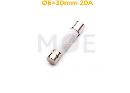9928-Ceramic Tube Fuse Ø6×30mm 20A 250V AC  CFMT 20A فيوز بورسلين