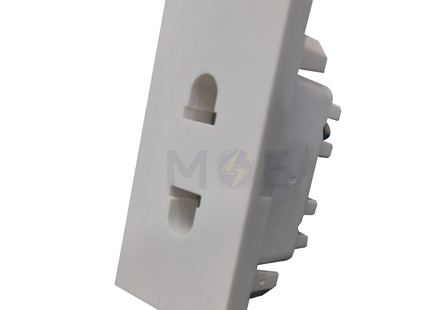 Golden Rose Euro American Standard Socket Outlet White 16A 250V | 312-M | بريز امريكي اوروبي ابيض