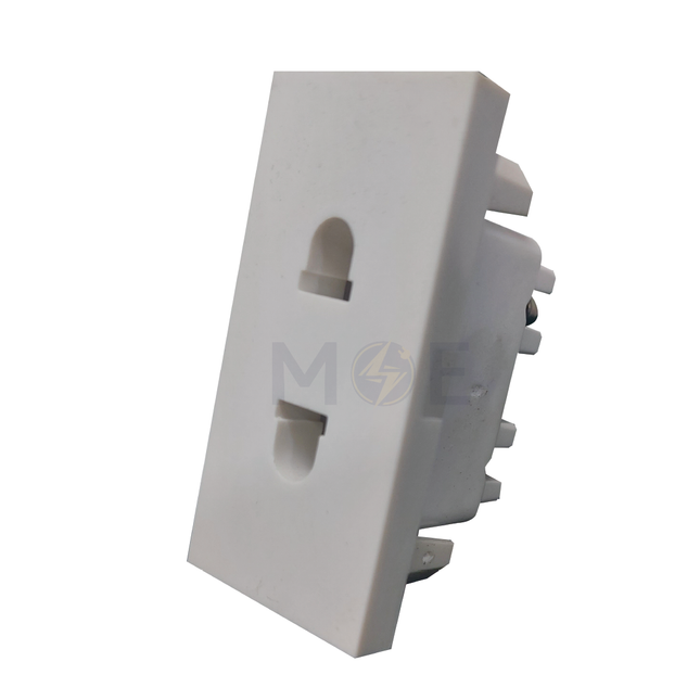 Golden Rose Euro American Standard Socket Outlet White 16A 250V | 312-M | بريز امريكي اوروبي ابيض
