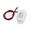  Mini Wired Buzzer White 12V DC 30mA 75dB 33x17mm | WH-3904جرس بشريط صغير ابيض