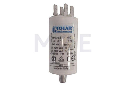 COMAR Motor Running Capacitor 6.3UF 450V | MKA 6.3-450  بوبين موتور