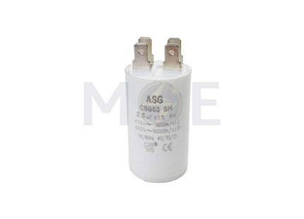 ASG Motor Running Capacitor 2.5UF 400V450V  CBB60 SH بوبين موتور