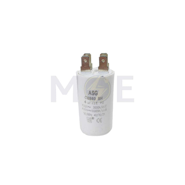 ASG Motor Running Capacitor 4UF 400V/450V | CBB60 SH  بوبين موتور