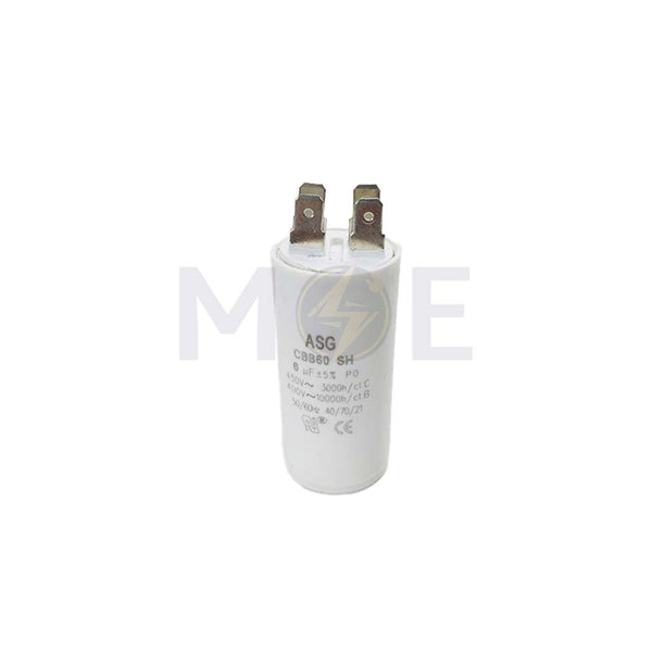 ASG Motor Running Capacitor 6UF 400V/450V | CBB60 SH  بوبين موتور