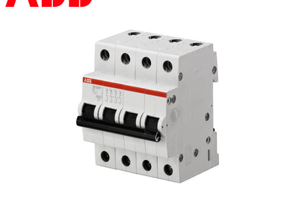 ABB MCB SH204 C20 4P 6kA 20A | 2CDS214001R0204 | دجنتور كهرباء ثلاثة فاز مع نتر - قاطع كهربائي رباعي