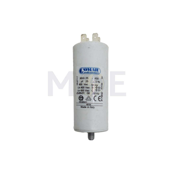 بوبين موتور COMAR Motor Running Capacitor 25UF 450V | MKA 25-450  بوبين موتور