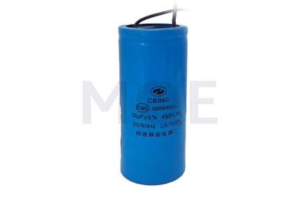 بوبين موتور Motor Running Capacitor CBB60 35UF 450V with 2 wires | CBB60