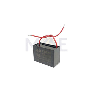 Fan Capacitor Black 25UF 450V | CBB61 بوبين مروحة بشريط
